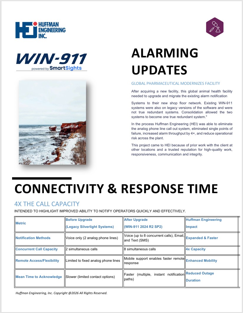 Alarming Updates: Connectivity & Response Time in Industrial Automation