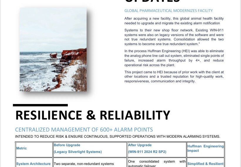 Alarming Updates: Reliability & Resilience in Industrial Automation